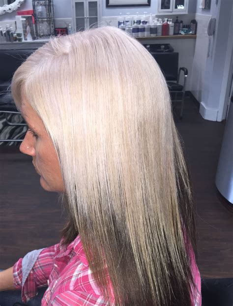 platinum blonde with dark underneath